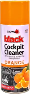 Поліроль для салону "Black" Cockpit Cleaner апельсин 450 мл NOWAX NX00453