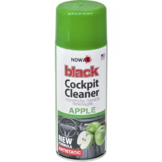 Поліроль для салону "Black" Cockpit Cleaner яблуко 200 мл NOWAX NX00208
