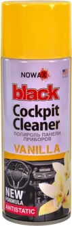 Поліроль для салону "Black" Cockpit Cleaner ваніль 450 мл NOWAX NX00451