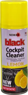 Поліроль для салону "Black" Cockpit Cleaner лимон 200 мл NOWAX NX00202
