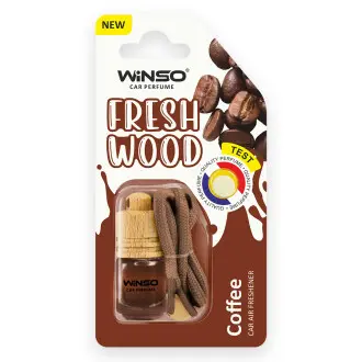 Аромат.пов. Fresh WOOD 4мл. Coffee,(30шт/ящ.) Ароматизатори повітря WINSO 530360