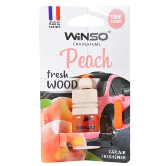 Аромат.пов. Fresh WOOD 4мл.Peach,(30шт/ящ.) Ароматизатори повітря WINSO 530650