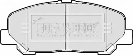 - Гальмівні колодки до дисків Гальмівна система BORG & BECK BBP2082