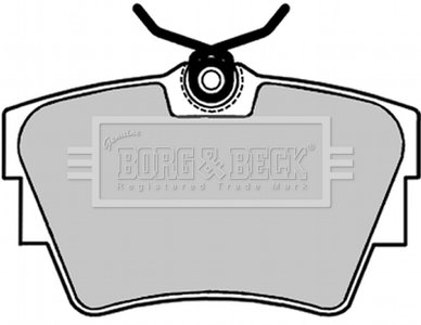 - Гальмівні колодки до дисків Гальмівна система BORG & BECK BBP1693 (фото 1)