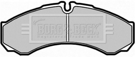 - Гальмівні колодки до дисків Гальмівна система BORG & BECK BBP1554 (фото 1)