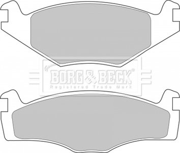 - Гальмівні колодки до дисків Гальмівна система BORG & BECK BBP1420