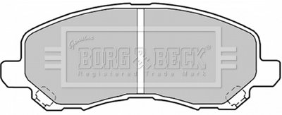 - Гальмівні колодки для дисків Гальмівна система BORG & BECK BBP1831
