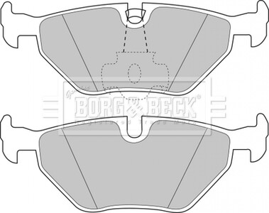 - Гальмівні колодки до дисків Гальмівна система BORG & BECK BBP1591