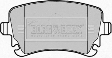 - Гальмівні колодки до дисків Гальмівна система BORG & BECK BBP1930 (фото 1)