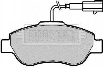 - Гальмівні колодки до дисків Гальмівна система BORG & BECK BBP2416 (фото 1)