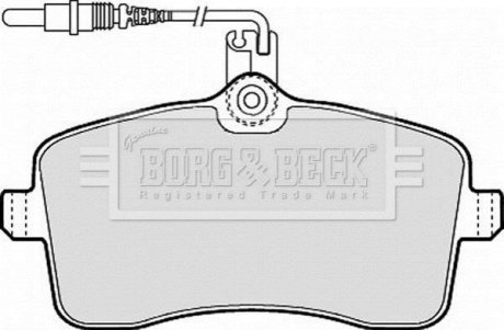 - Гальмівні колодки до дисків Гальмівна система BORG & BECK BBP1897