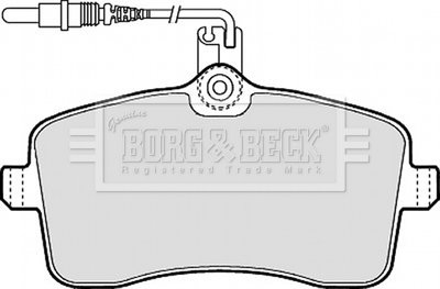 - Гальмівні колодки до дисків Гальмівна система BORG & BECK BBP1897 (фото 1)