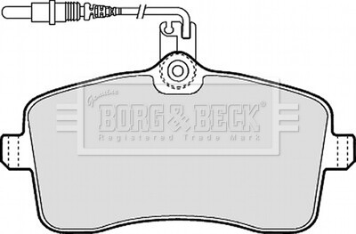 - Гальмівні колодки до дисків Гальмівна система BORG & BECK BBP1897 (фото 1)