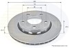 - Диск гальмівний вентильований Гальмівна система COMLINE ADC1489V (фото 1)