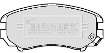 - Гальмівні колодки до дисків Гальмівна система BORG & BECK BBP1884 (фото 1)
