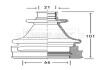 - Пильовик привідного вала к-т Деталі ходової BORG & BECK BCB2769 (фото 1)