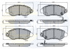 - Гальмівні колодки до дисків Гальмівна система COMLINE CBP31108 (фото 1)