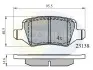 - Гальмівні колодки до дисків Гальмівна система COMLINE CBP01149 (фото 1)