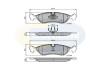 - Гальмівні колодки до дисків Гальмівна система COMLINE CBP01007 (фото 1)