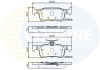 - Гальмівні колодки до дисків Гальмівна система COMLINE CBP02233 (фото 1)