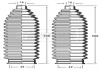 - Пильовик кермової рейки к-т Деталі ходової BORG & BECK BSG3242 (фото 1)