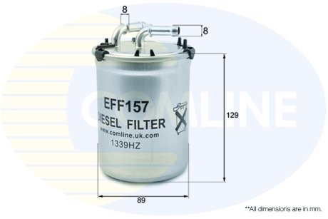 - Фільтр палива (аналогWF8379/KL494) Фільтри COMLINE EFF157