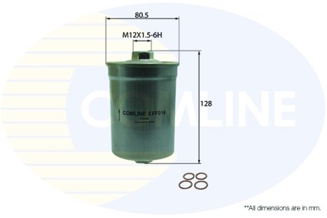 - Фільтр палива (аналогWF8029/KL204) Фільтри COMLINE EFF016