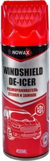Розморожувач скла та замків Windshield De-Icer 450 мл NOWAX NX45019