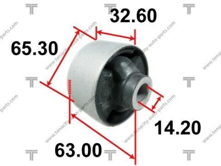 Сайлентблок важеля honda k10 civic 00-05 TENACITY AAMHO1016