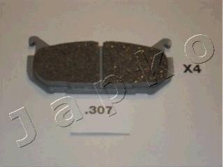 Колодки тормозные дисковые задние Mazda Xedos 6, MX-6, 626 1.8- 2.0 (91-02) / Ford USA Probe II 2.0,2.5 (92-98) JAPKO 51307