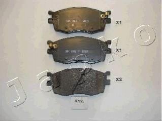 Колодки гальмівні дискові Hyundai i20 1.4 (08-15),Hyundai i20 1.4 (08-15),Hyundai i20 1.4 (09-12) JAPKO 50K12