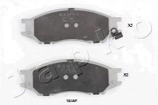 Колодки тормозные дисковые Nissan Almera ii 1.5 (02-),Nissan Almera ii 1.5 (03-) JAPKO 50150 (фото 1)