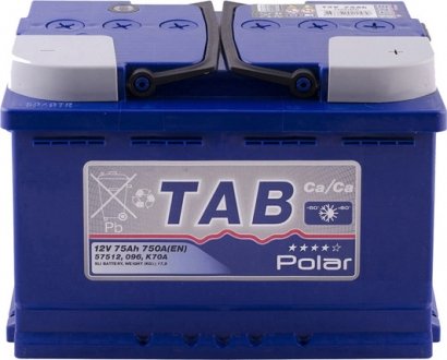 Акумулятор 6 CT-75-R Polar Blue TAB 121 075 (фото 1)