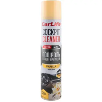 Поліроль для салону Cockpit Cleaner Extra Mat ваніль 320 мл CARLIFE CF340