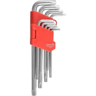 Набір ключів TORX T10H-T50H 9 шт CARLIFE WR2112