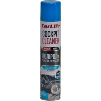 Поліроль для салону Cockpit Cleaner Extra Mat кокос 320 мл CARLIFE CF347