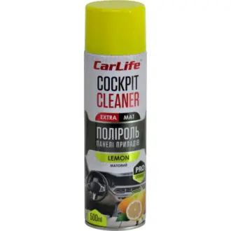 Поліроль для салону Cockpit Cleaner Extra Mat лимон 500 мл CARLIFE CF521
