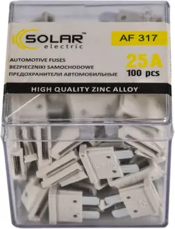 Набір запобіжників FT8 100 шт. SOLAR AF317