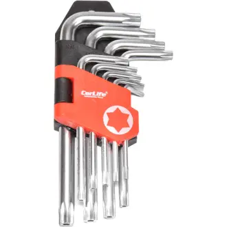 Набір ключів TORX T10H-T50H 9 шт CARLIFE WR2111