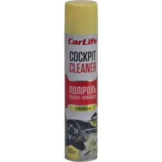 Поліроль для салону Cockpit Cleaner ваніль 320 мл CARLIFE CF321