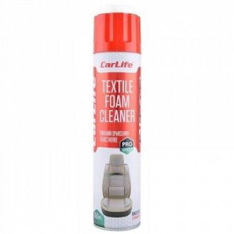 Очисник салону Textile Foam Cleaner для текстиля 650 мл CARLIFE CF651