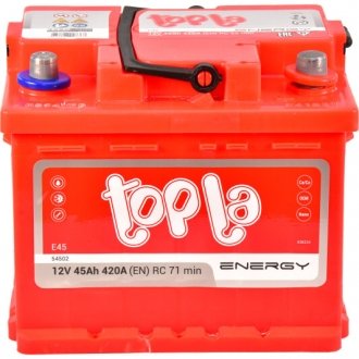 Акумулятор 6 CT-45-R Energy TOPLA 108 045 (фото 1)