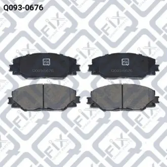 КОЛОДКИ ТОРМОЗНЫЕ ПЕРЕДНИЕ ДИСКОВЫЕ Q-FIX Q0930676