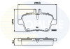 - Гальмівні колодки до дисків Гальмівна система COMLINE CBP02209 (фото 1)