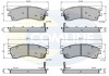 - Гальмівні колодки до дисків Гальмівна система COMLINE CBP3326 (фото 1)