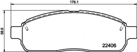 Тормозные колодки дисковые (TMD) TEXTAR 2240601 (фото 1)