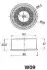 OPEL Ролик натяж. 1,8 16V (ECOTEC 93-) 2,0 16V (8/92-) 2,0 16V (ECOTEC) JAPANPARTS BE-W09 (фото 2)