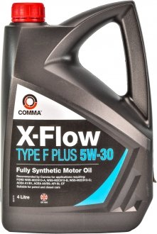 Олива моторна X-Flow Type F PLUS 5W-30 4 л COMMA XFFP4L (фото 1)