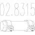 Муфта выхлопной системы (Тип В; внутр. диаметр - 42,5 мм; длина - 120 мм) MTS 02.8315 (фото 1)