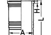 Гильза цилиндра 89 092 110 KOLBENSCHMIDT 89092110 (фото 1)